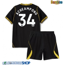 Maglie da calcio Chelsea Josh Acheampong #34 Seconda Maglia Bambino 2026-27 Manica Corta + Pantaloni corti)